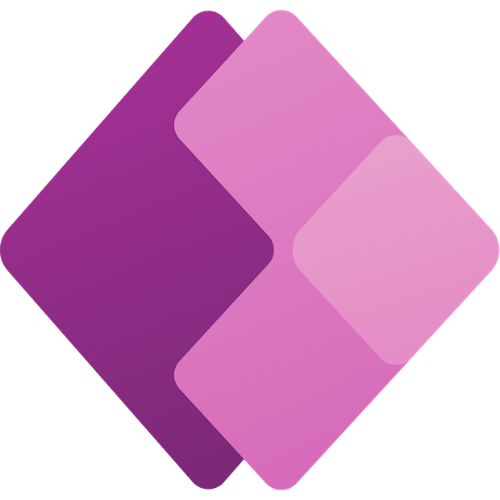 Logo de l'outil Microsoft Power Apps.